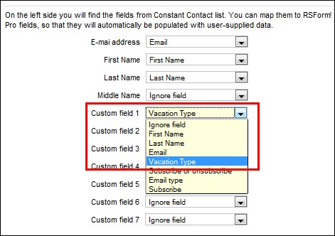 RSForm!Pro Constant Contact - custom field.jpg